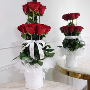 2-Tier Haute Roses - Petite Round Box