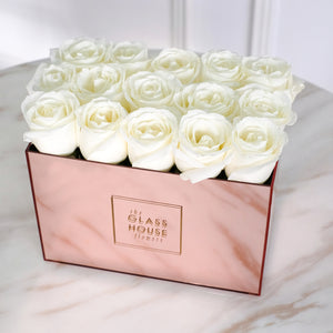 Classic Roses - Rose Gold Mirror Box