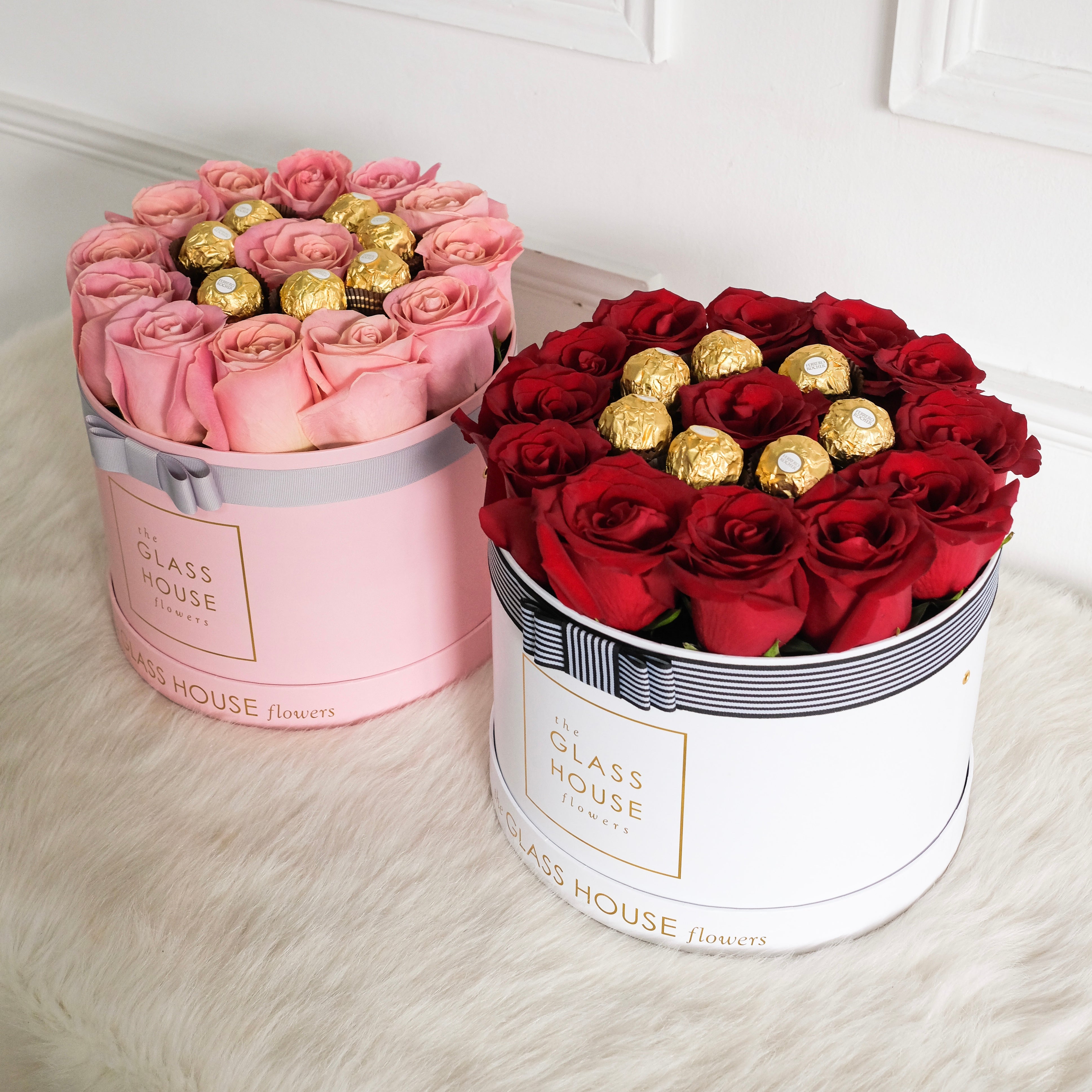 Roses & Ferrero - Midi Round Box