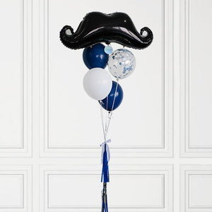 Mustache Balloon Bouquet