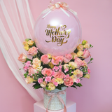 Mother's Day Delight - Tweed Round Box