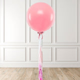 Helium-filled Pink Jumbo Balloon