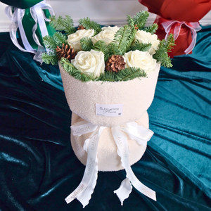 Polar Bloom Christmas Bouquet