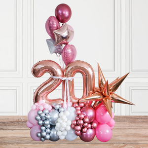 Starburst Number Balloon Sculpture