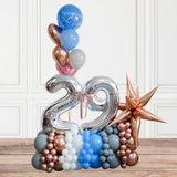 Starburst Number Balloon Sculpture