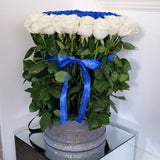 Haute Roses - Gray Velvet Box