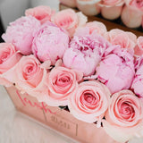 Roses & Peonies - Rose Gold Mirror