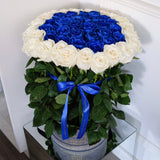 Haute Roses - Gray Velvet Box