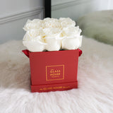 9 Roses - Petite Square Box