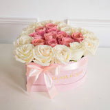 Roses - Petite Velvet Heart Box