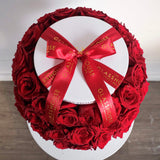 Gift of Roses - Large Round Box
