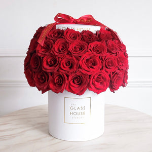 Gift of Roses - Large Round Box