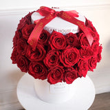 Gift of Roses - Large Round Box
