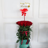 Haute Roses - Emerald Velvet Box