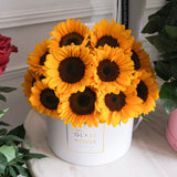 Sunflowers - Midi Round Box
