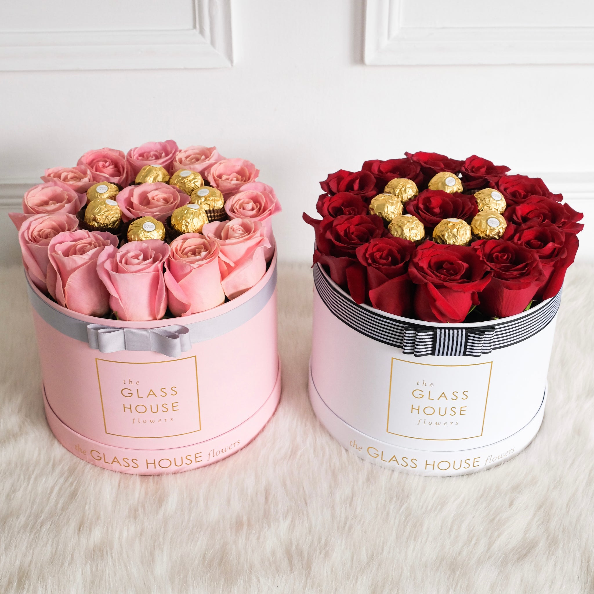 Roses & Ferrero - Midi Round Box