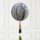 Black Marble Jumbo Balloon