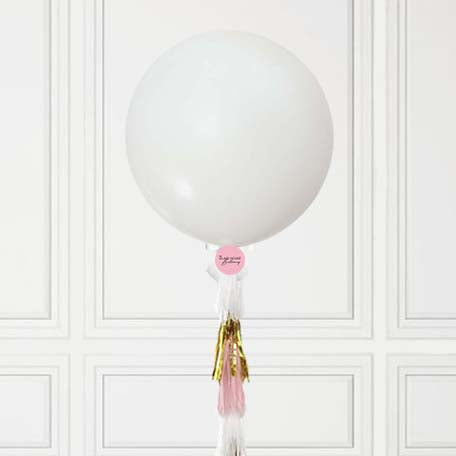 White Jumbo Balloon