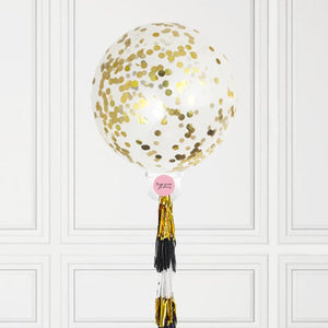 Jumbo Gold Confetti Balloon