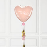 Heart Foil Balloon with Tassels