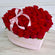 Roses - Large Heart Velvet Box