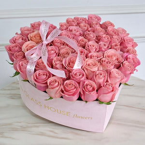 Premium Velvet Heart Box of Roses