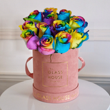 Roses - Pink Velvet Box